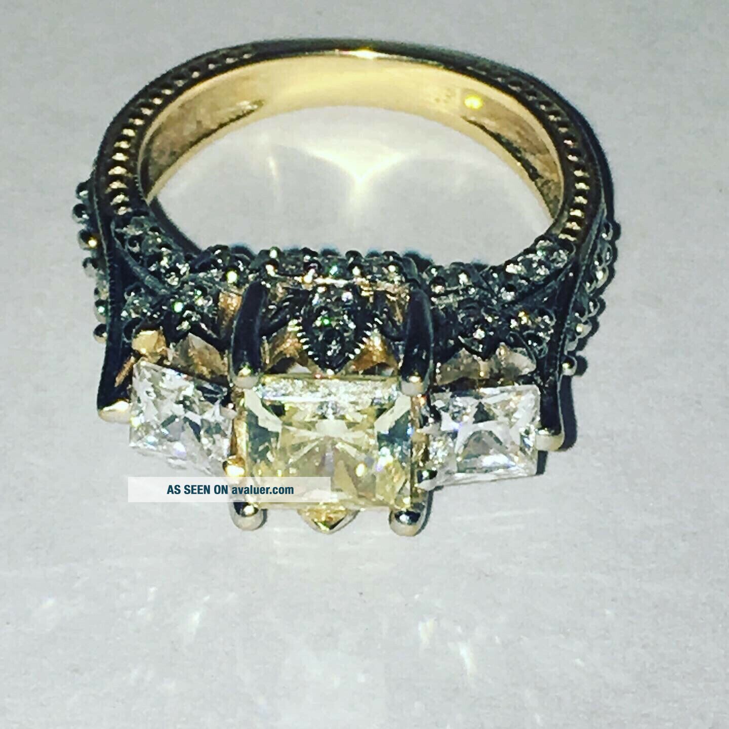 Inman Rings 14k WB “Weinman Brothers” Wedding Ring 6 Gram Total. Very Rare | #8194269