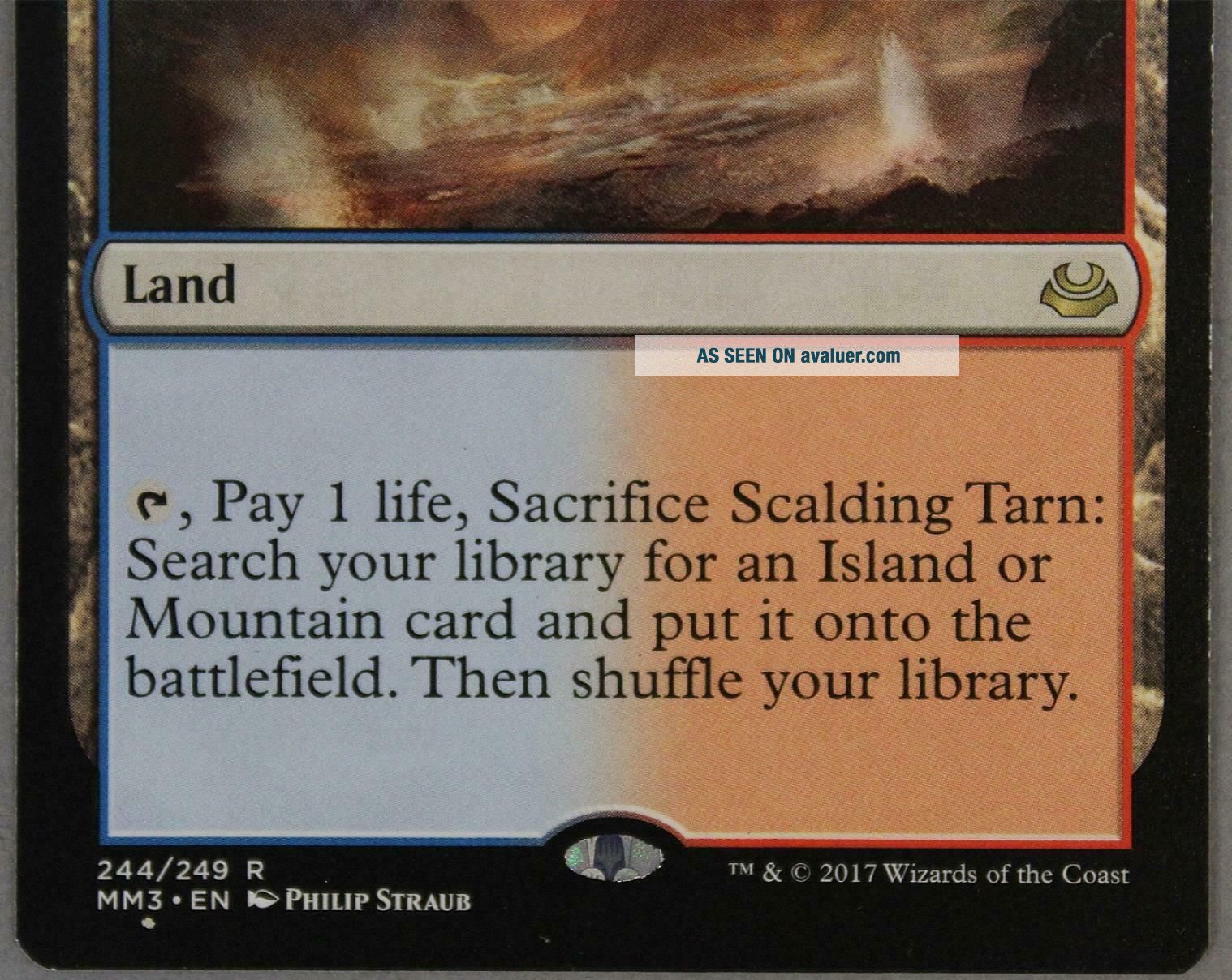 MtG Magic The Gathering Modern Masters 2017 Rare Scalding Tarn