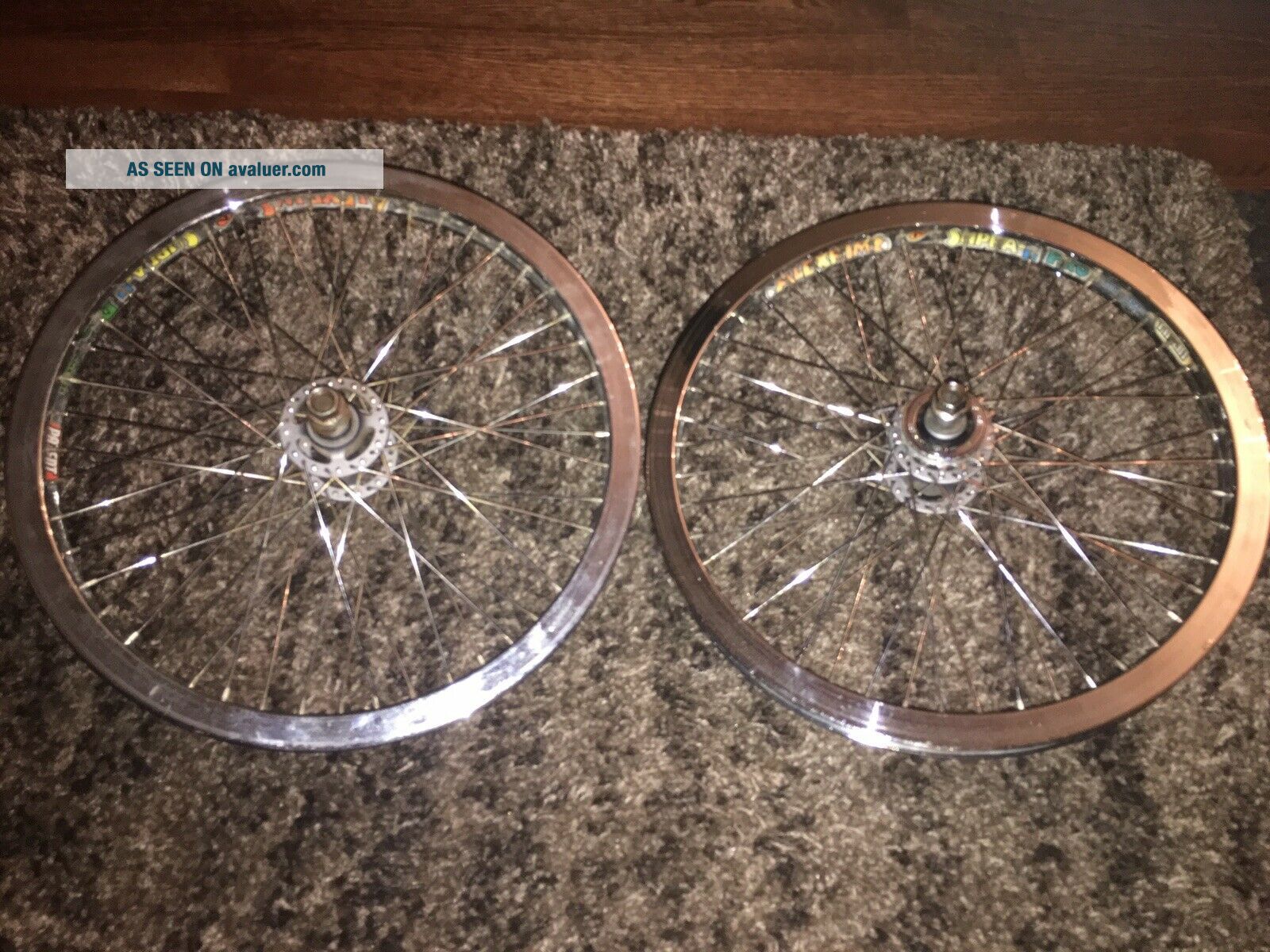 Alex Triple Wall 20” Rims Supra - E Pro BMX Freestyle Wheel Set Redline ...