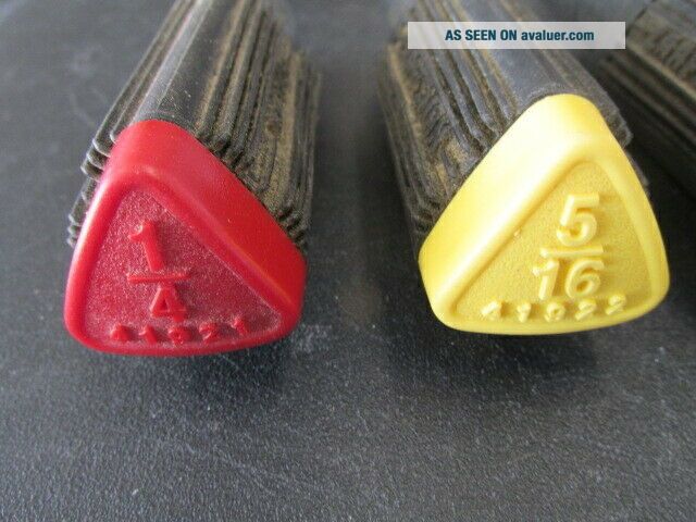 VINTAGE CRAFTSMAN USA 7 PC SET OF TRIANGLE NUT DRIVERS - CUSHION GRIP ...
