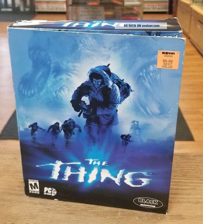 The Thing (PC, 2002) Video Game Rare Big Box CIB Complete Great Shape ...