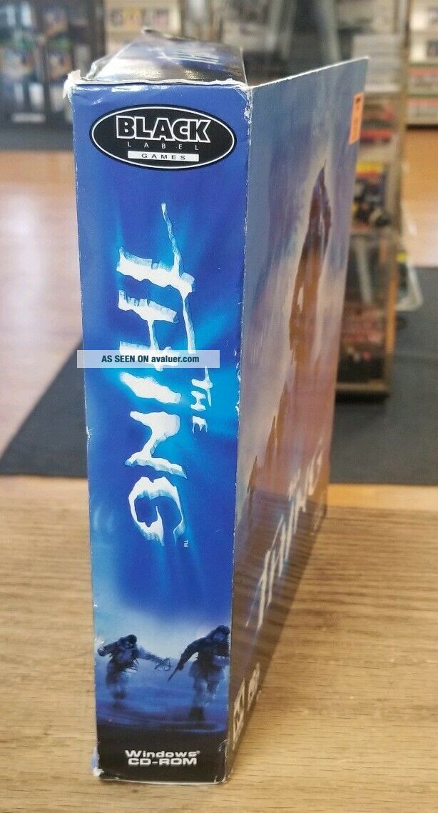 The Thing (PC, 2002) Video Game Rare Big Box CIB Complete Great Shape ...