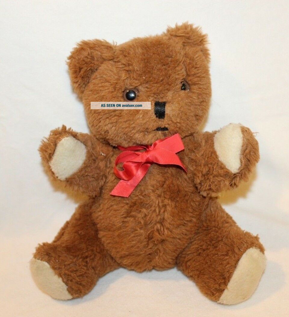 Vintage Eden Musical Teddy Bear Brown Wind Up Plush Stuffed Toy Rare ...