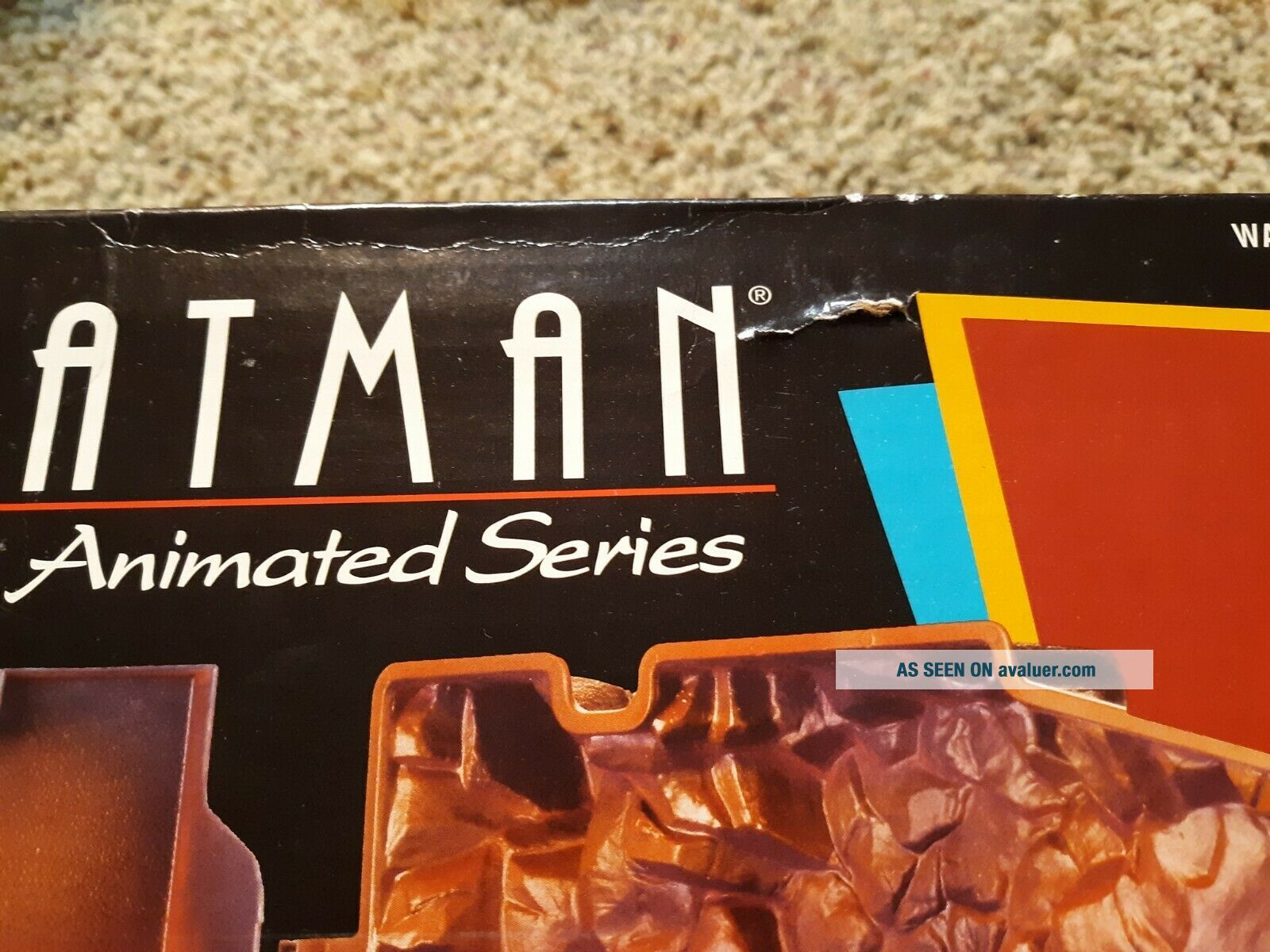 BATMAN THE ANIMATED SERIES BATCAVE COMMAND CENTER MIB KENNER PLAYSET ...