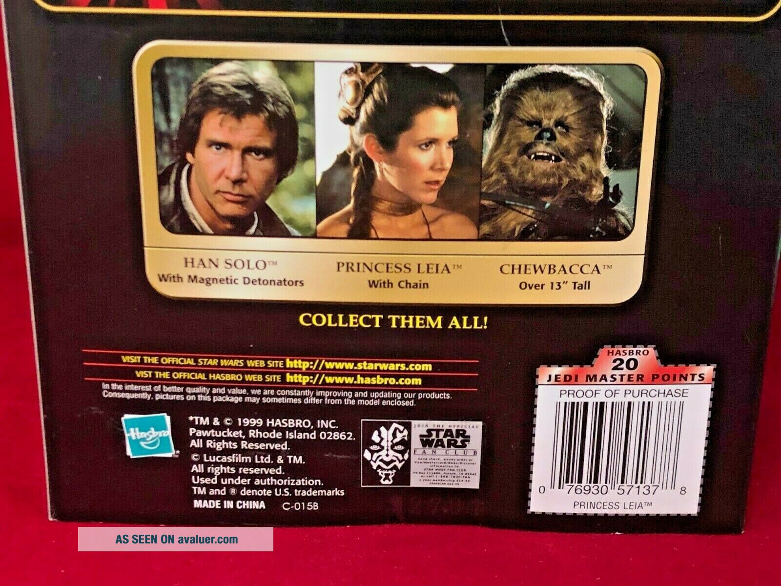 Slave Princess Leia Star Wars POTF 12