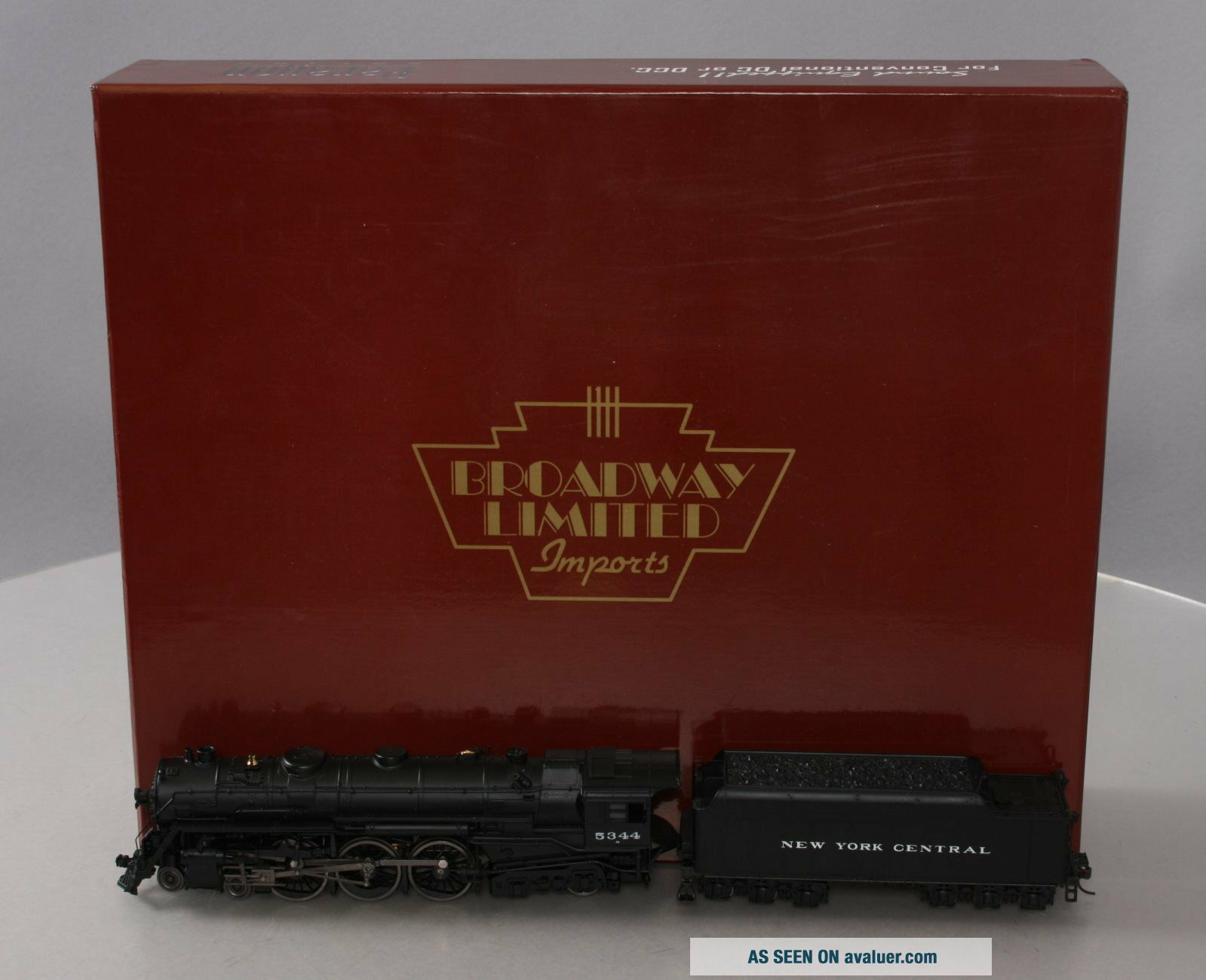 001ho Broadway Limited 001 HO Scale York Central J1e Hudson 5344/Box | #8827975