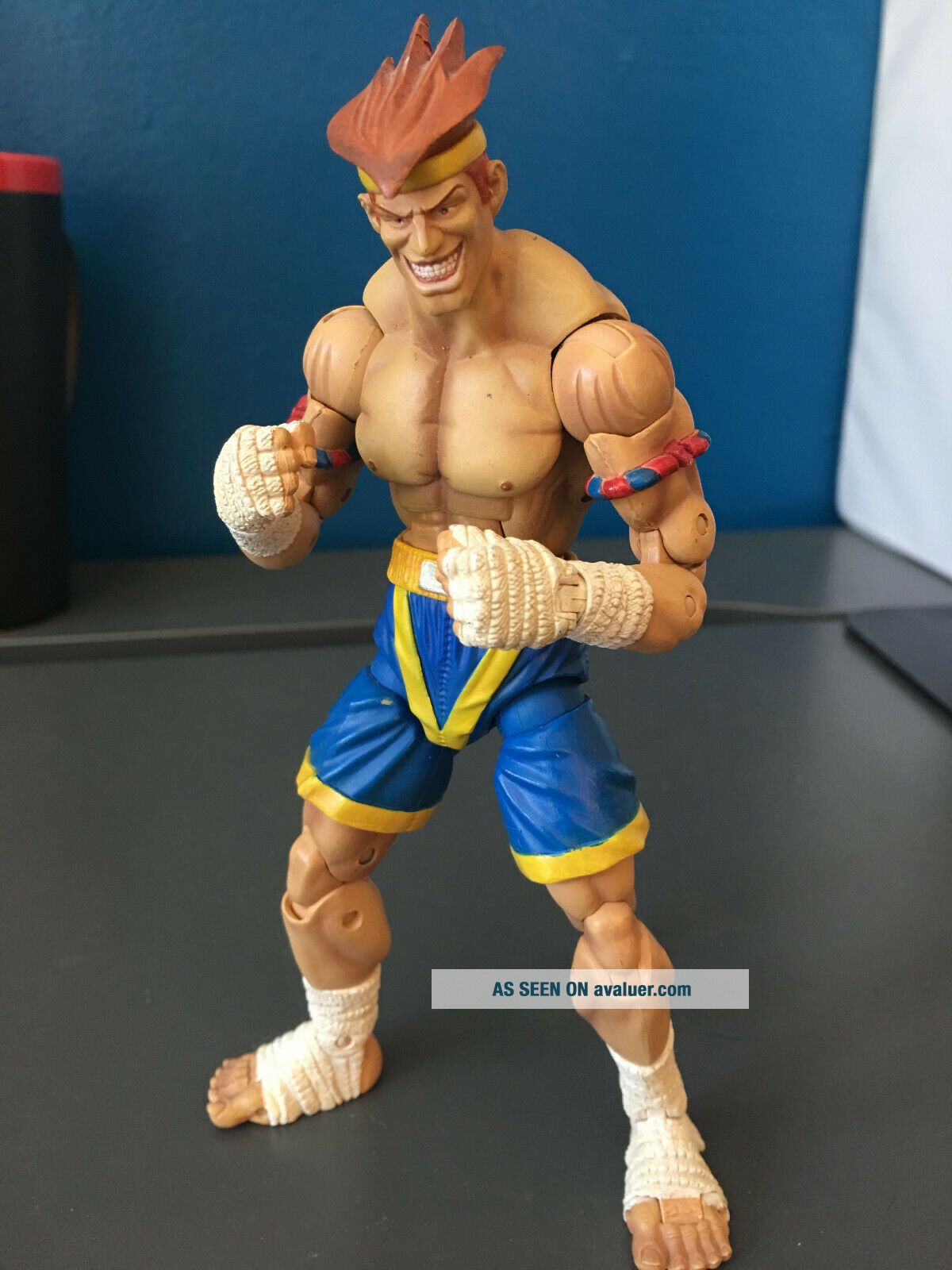 SOTA Street Fighter Adon Blue/White Version - Capcom LOOSE FIGURE ONLY ...