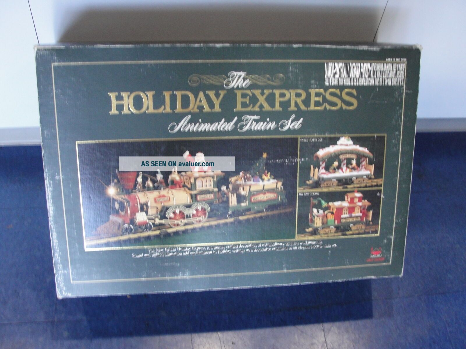 BRIGHT THE HOLIDAY EXPRESS ANIMATED CHRISTMAS TRAIN SET 380 LIGHTS