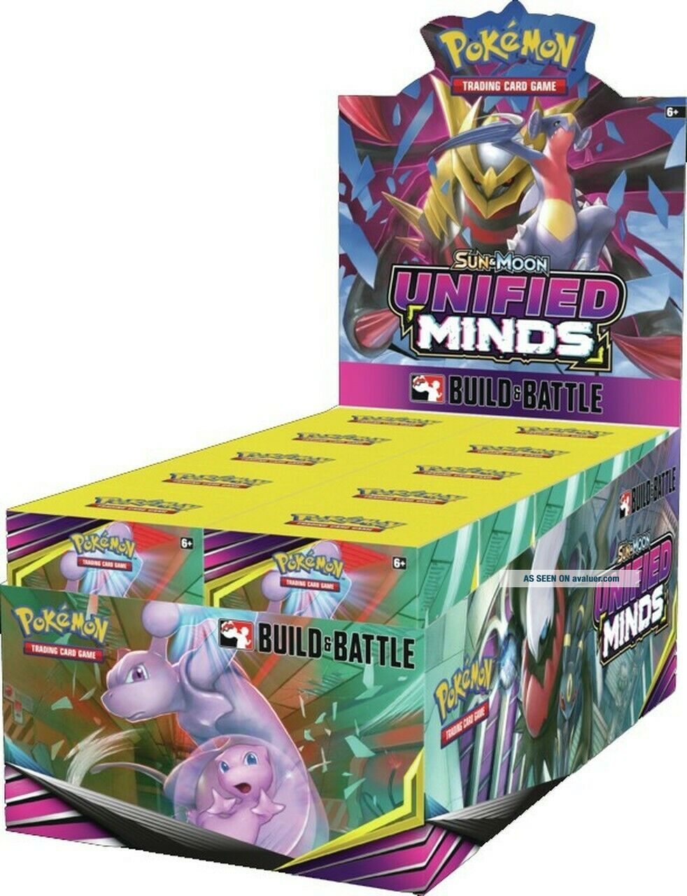 Pokemon Box Build Pokemon TCG Unified Minds Build And Battle Box Case 10 Prerelease Kits ...