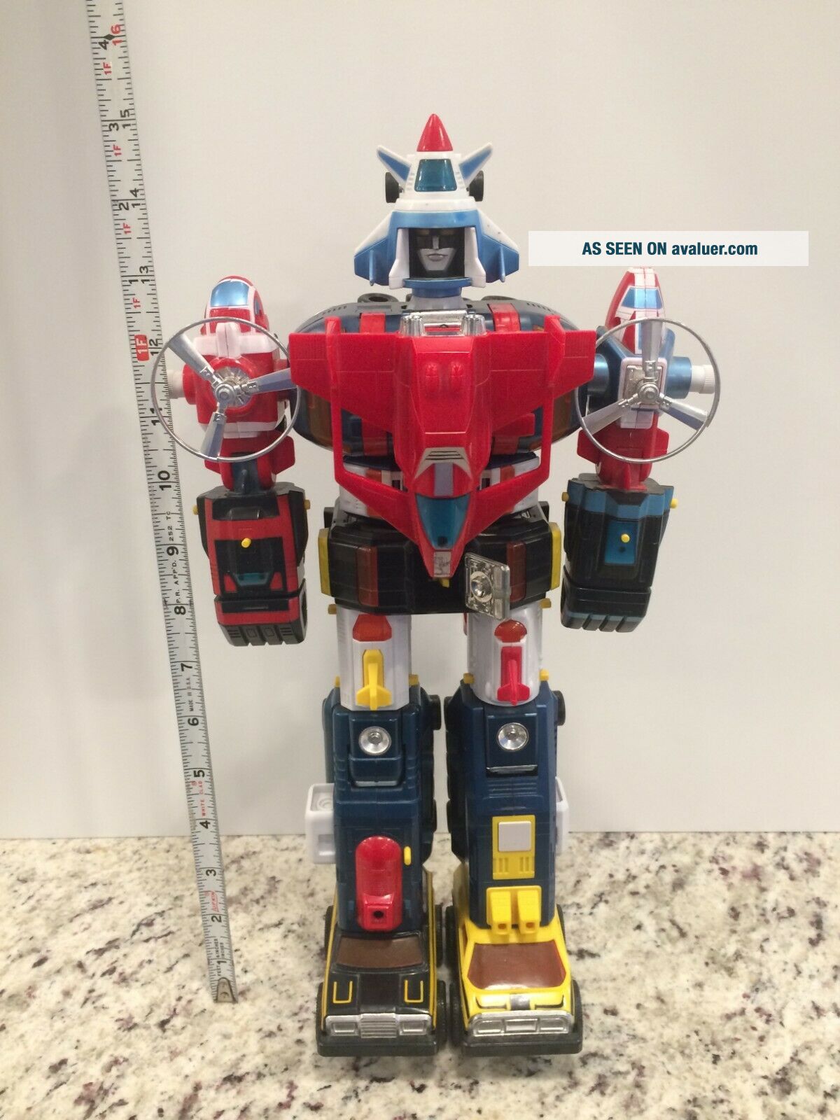 Robot Vintage / Voltron Dairugger Halley Défenseur de la