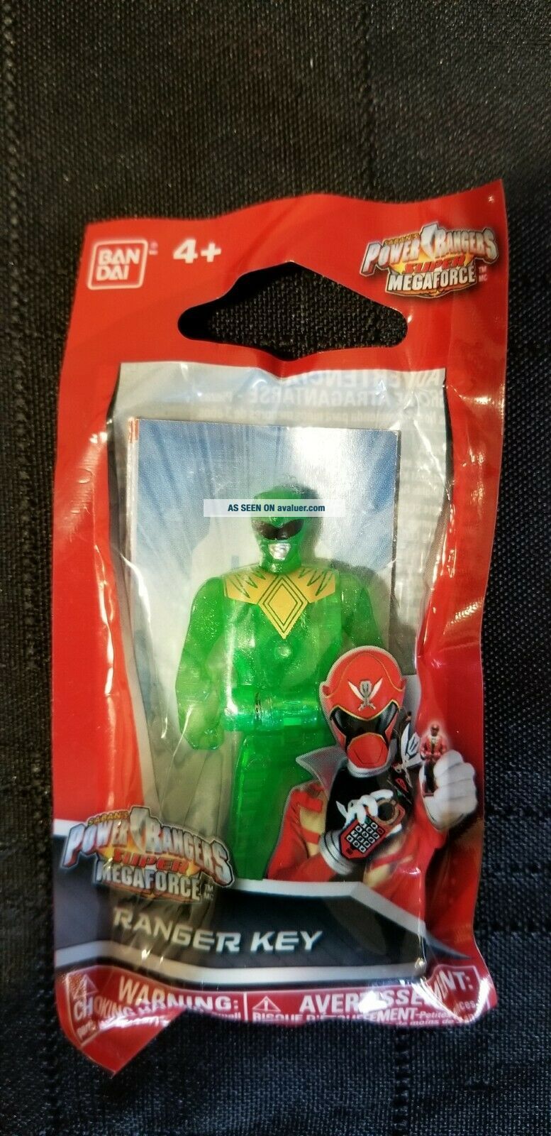Power Rangers Megaforce Mighty Morphin Green Ranger Key Translucent ...