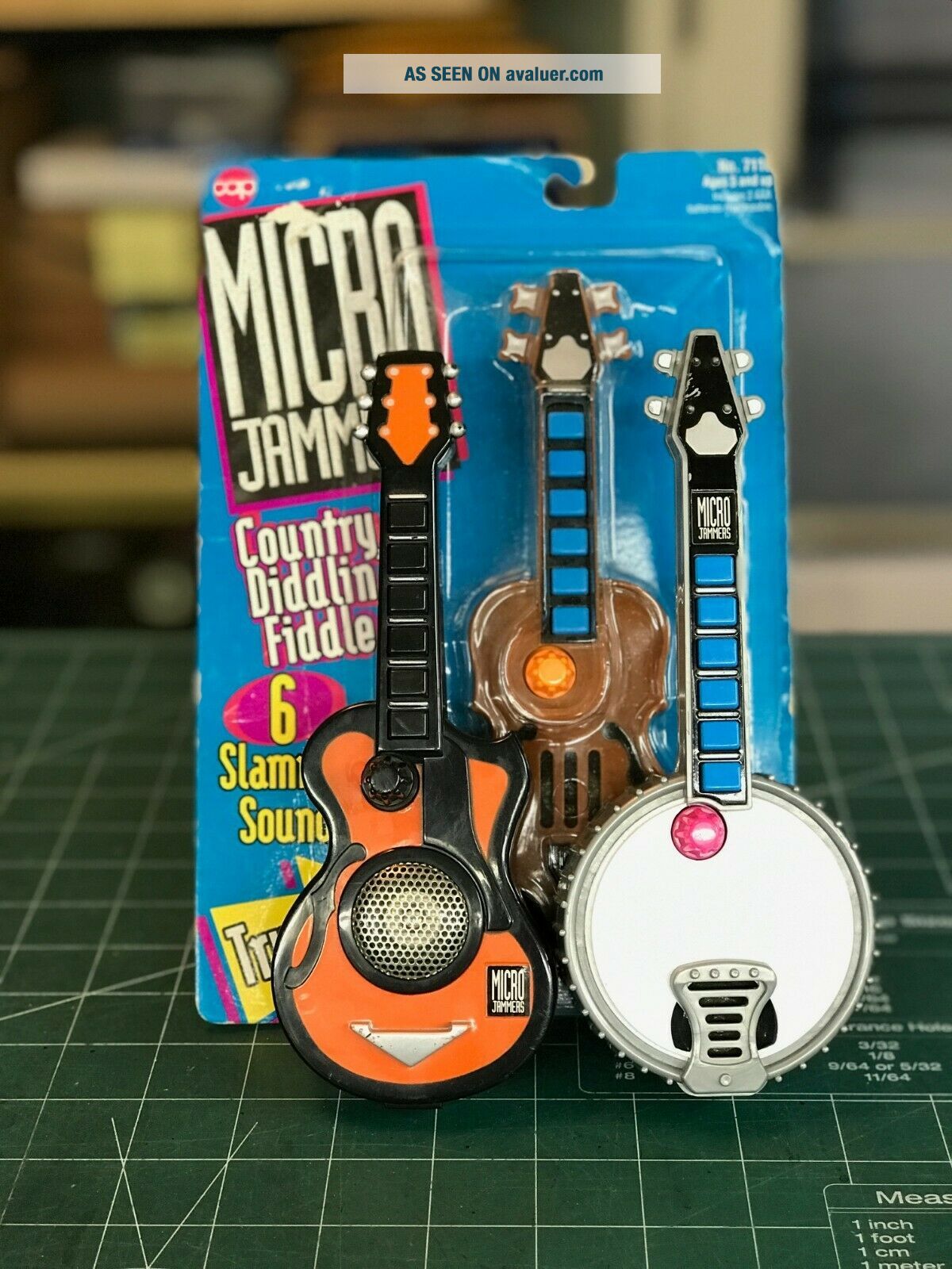 Cap Toys 1997 Micro Jammers - Country Guitar / Fiddle / Banjo - Dukes ...