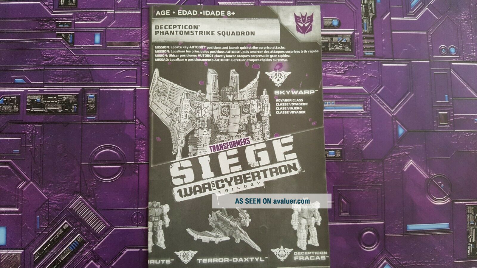 Transformers War For Cybertron Siege Decepticon Phantomstrike Squadron ...