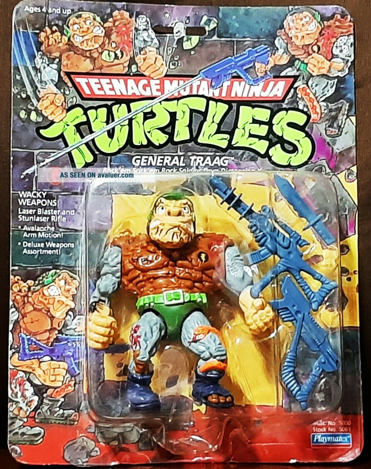 Turtle General Vintage TMNT Teenage Mutant Ninja Turtles General Traag 1989 Playmates ...