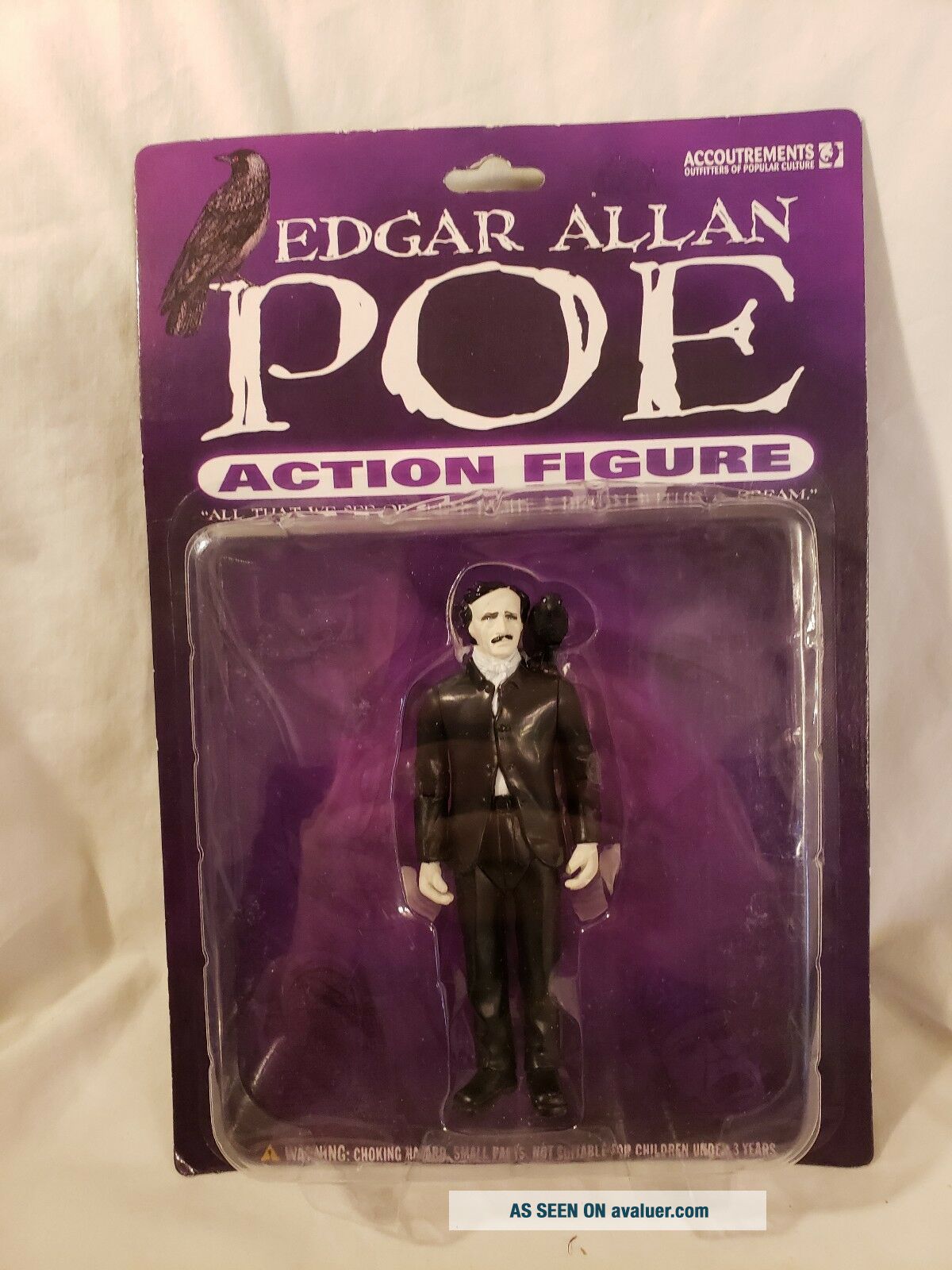 Accoutrements Kitschy In Package Edgar Allen Poe Action Figure Cool