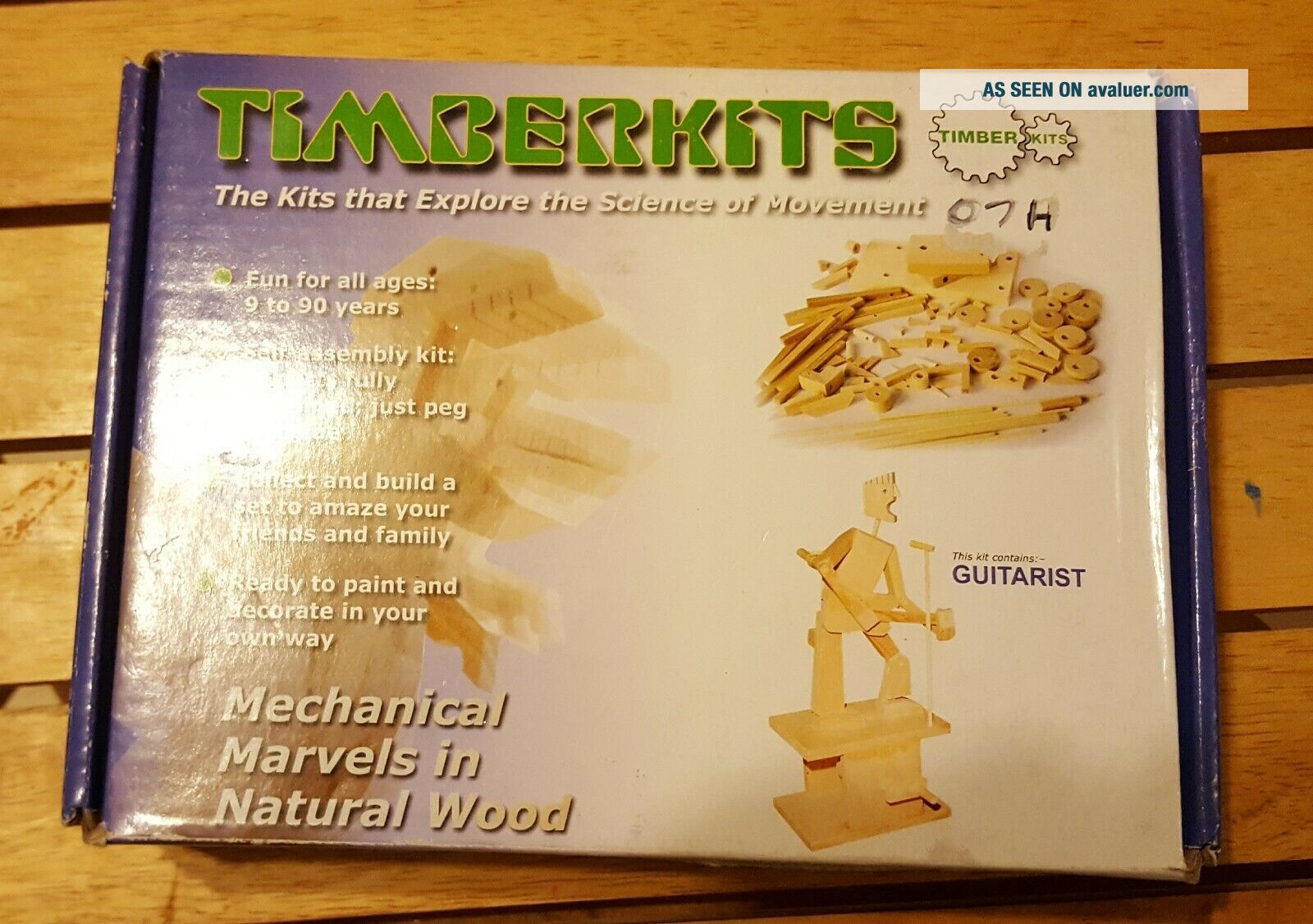 thumbnail image 2 of Timberkits Double Bass Player Wooden Model Kit – Self-Assembly Moving Mechanical Kit 2 of 6