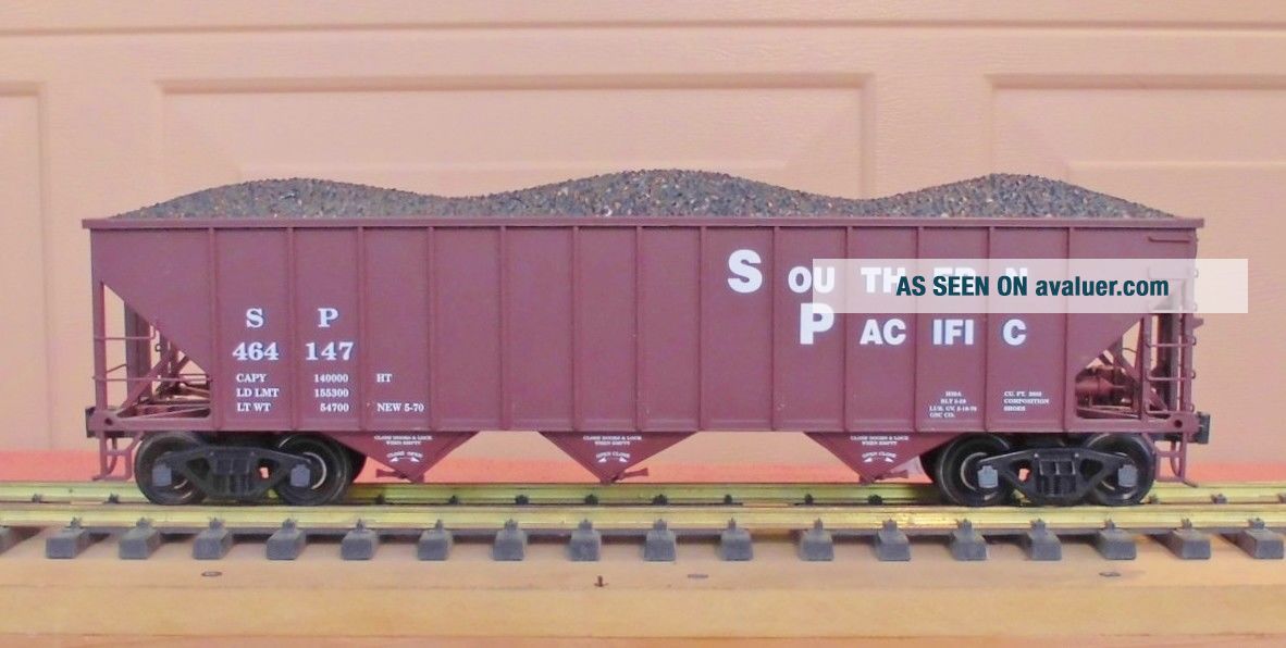 USAT (R - 14005) SOUTHERN PACIFIC 70 TON / 3 - BAY COAL HOPPER W/ METAL ...