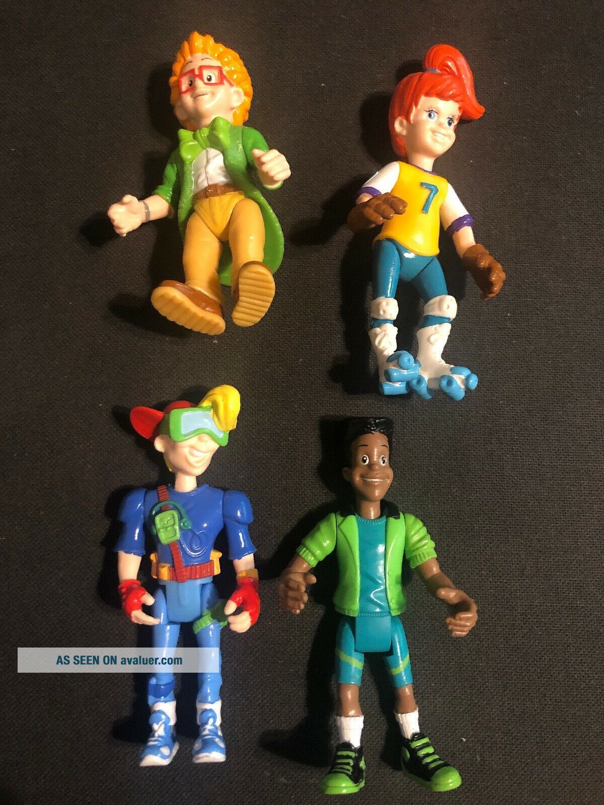 1990 Burger King Kids Club Gang Characters Action Figures Complete Set