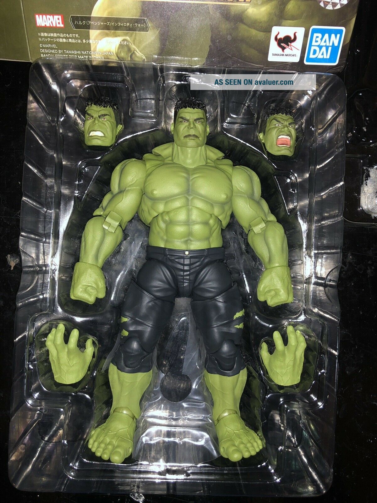 Sh Figuarts Hulk Avengers Infinity War Legit Authentic Complete | #9175743