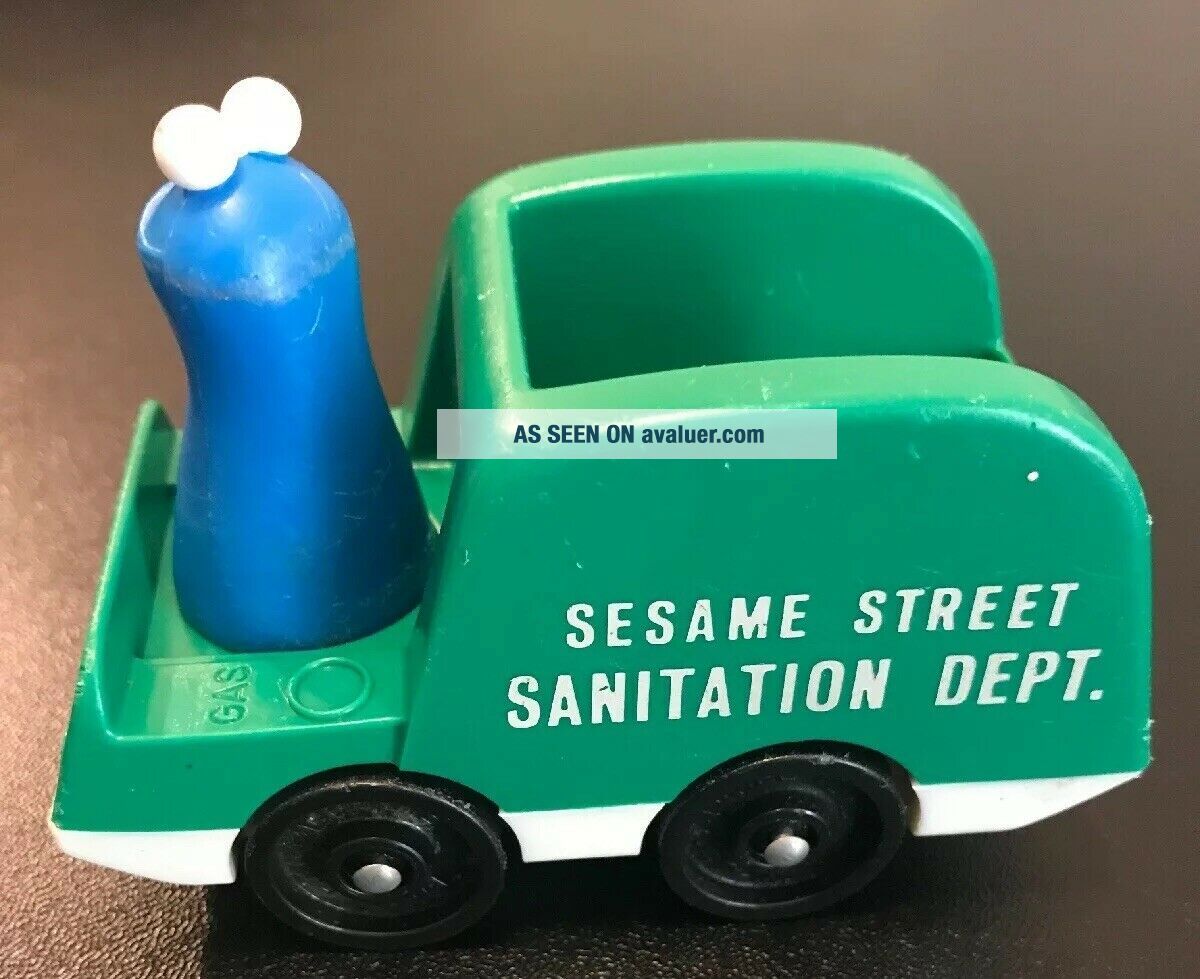 Vintage Fisher Price Little People Sesame Street Cookie Monster And