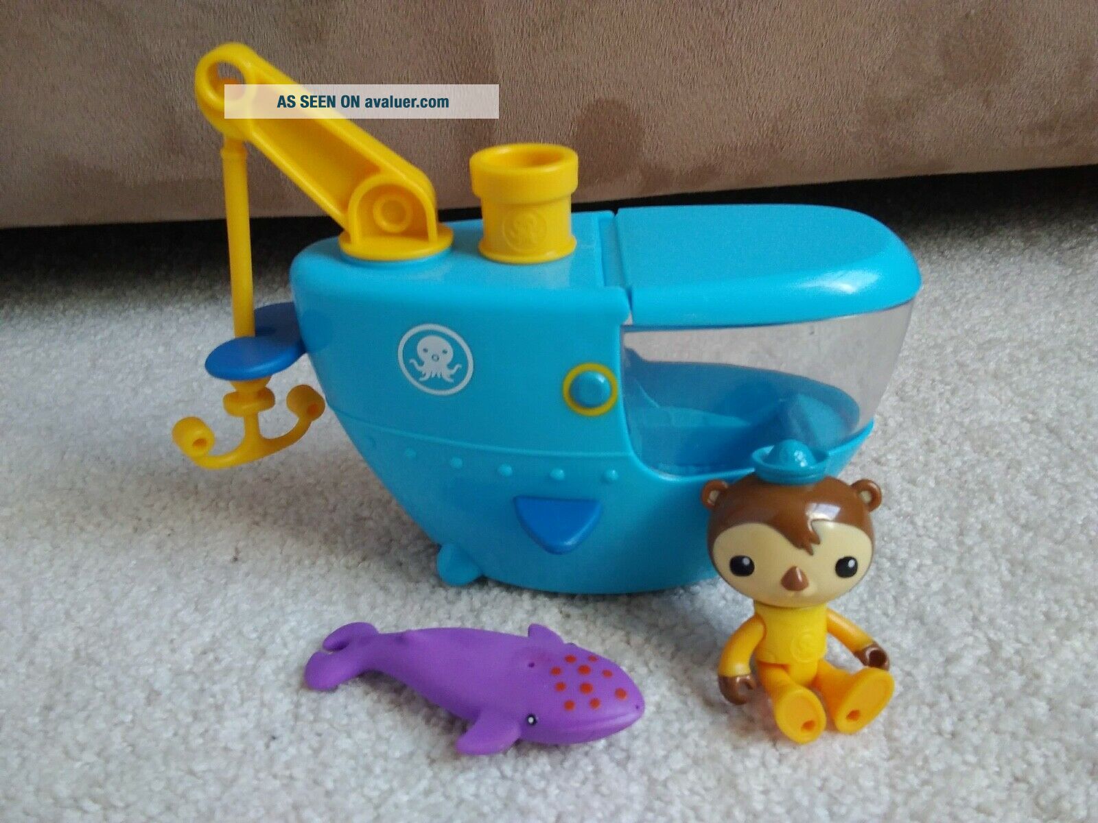 Fisher - Price OCTONAUTS GUP C W/ Shellington Whale Blue Sub Playset ...