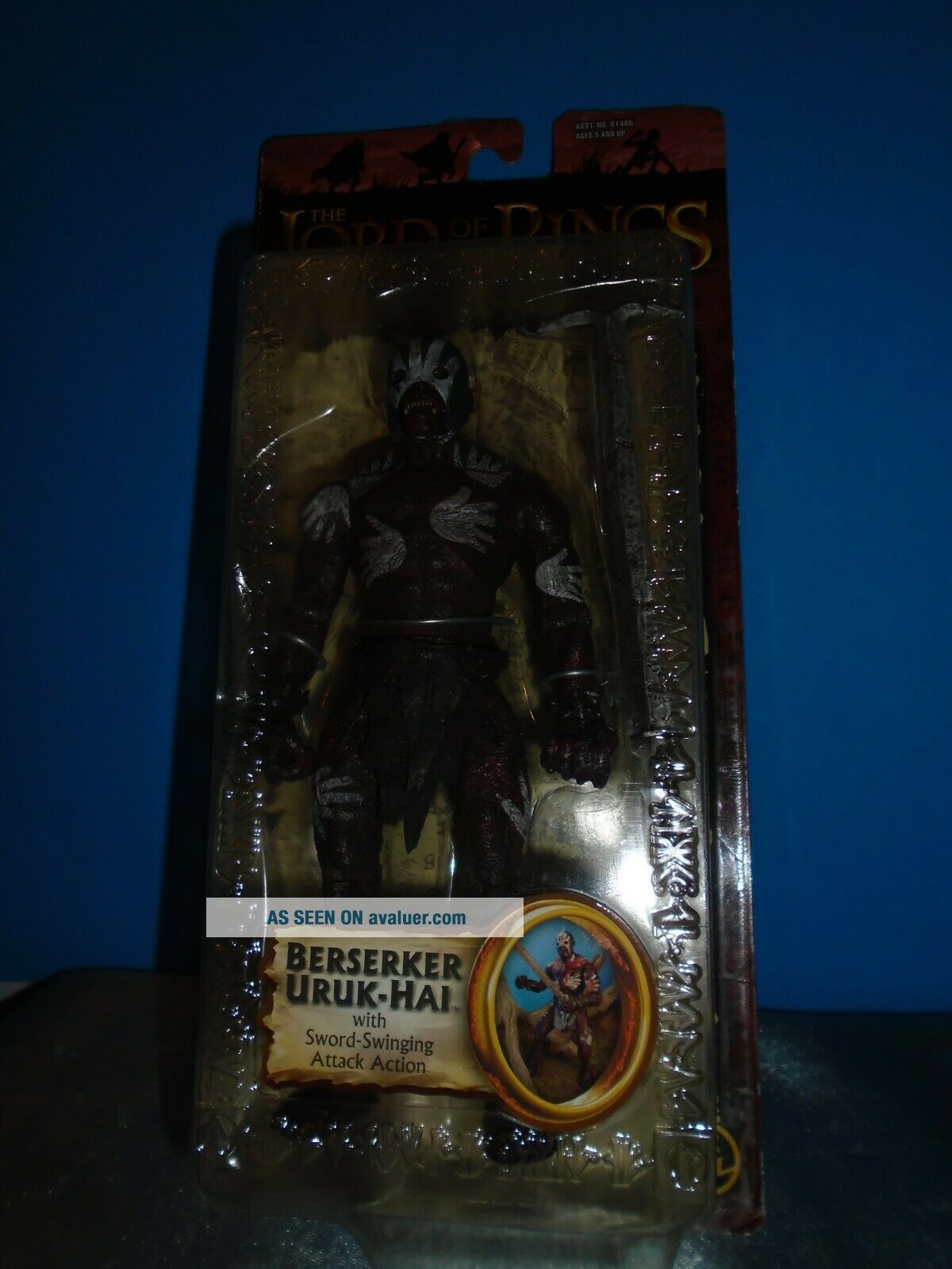 THE LORD OF THE RINGS THE TWO TOWERS BERSERKER URUK HAI ACTION FIGURE ...