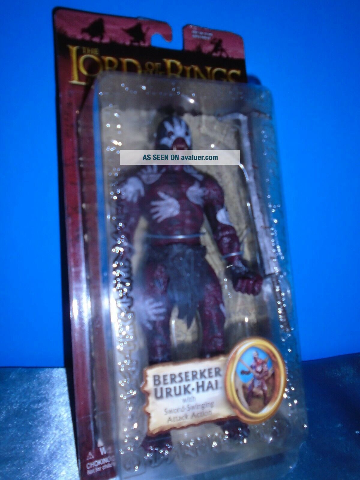 THE LORD OF THE RINGS THE TWO TOWERS BERSERKER URUK HAI ACTION FIGURE ...
