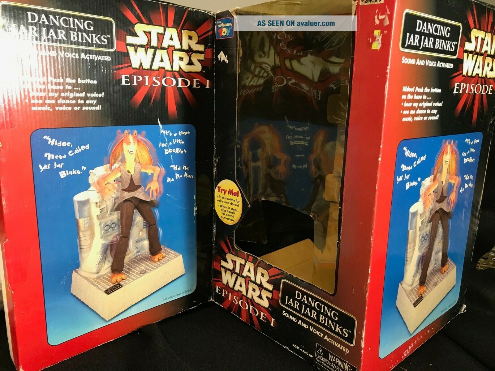 Dancing/Singing 1999 Jar Jar Binks Star Wars Episode 1 Thinkway Toy ...