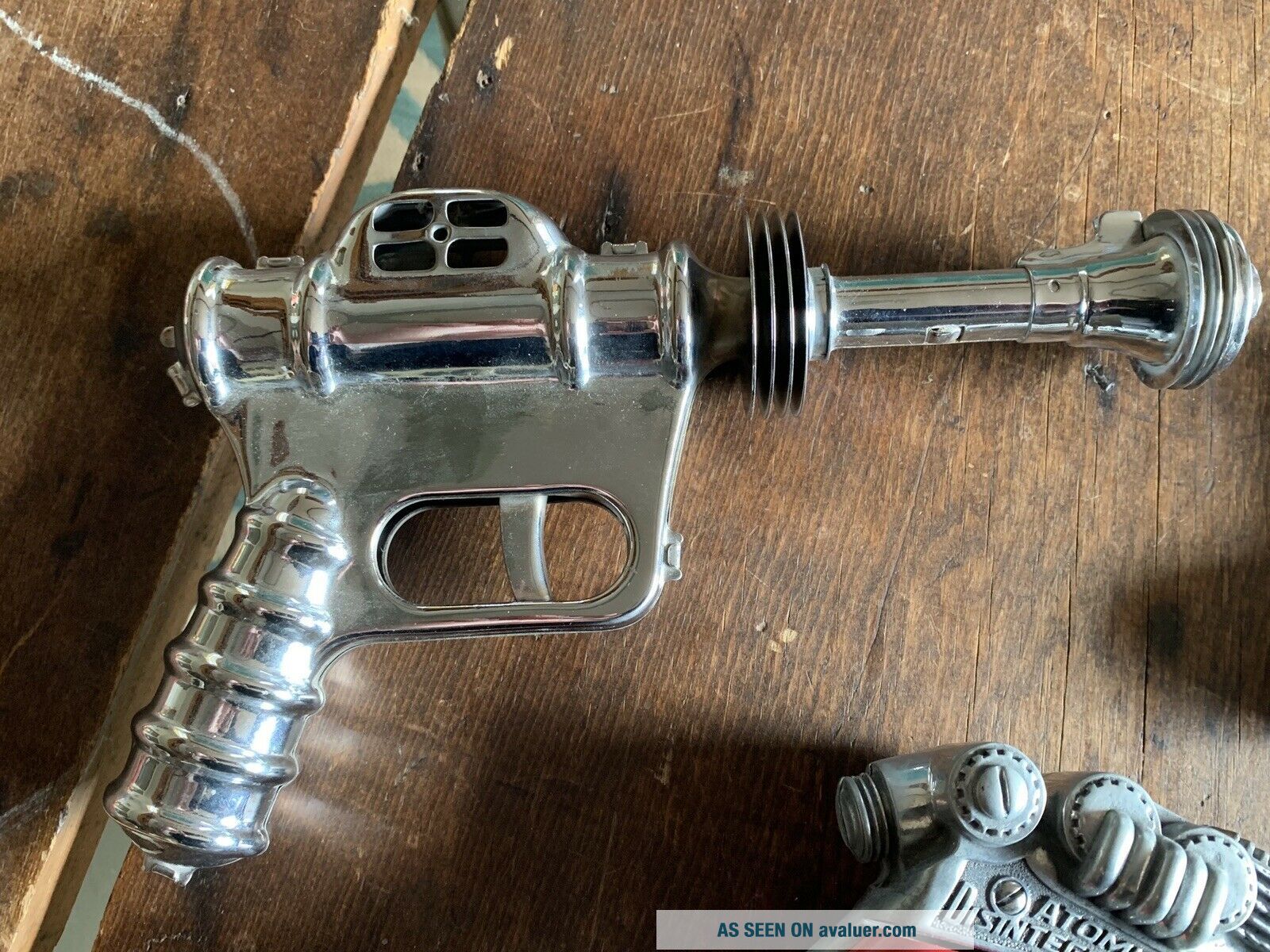 Vintage 1940 ' s Daisy Buck Rogers U - 235 Atomic Pistol Space Ray Gun Pressed Steel