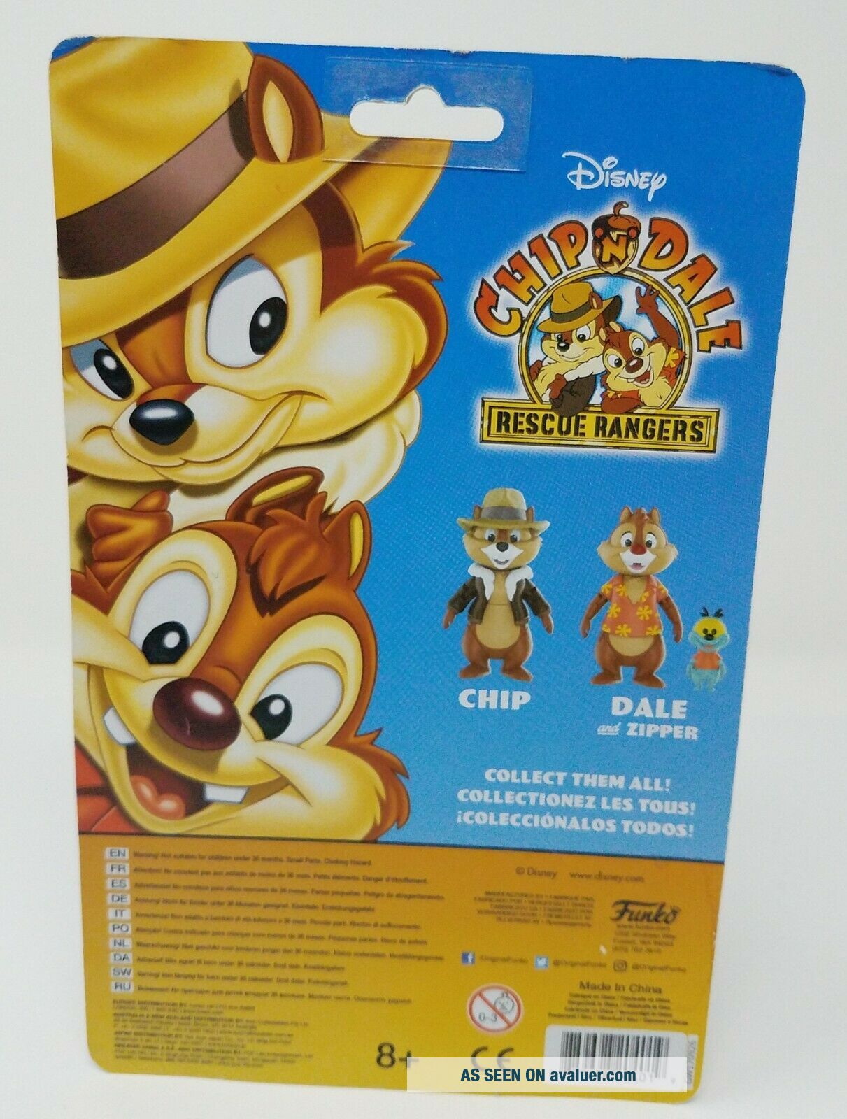 Funko Disney Chip Dale Rescue Rangers Zipper Figures | #9340115