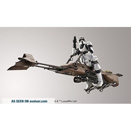 Star Wars Scout Trooper & Speeder Bike 1/12 Scale Model Kit Bandai ...