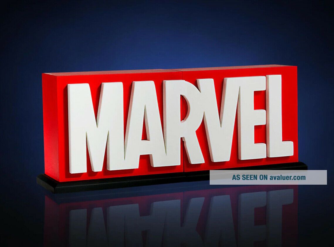 MARVEL Official Block Logo Limited Edition Gentle Giant Collectible ...