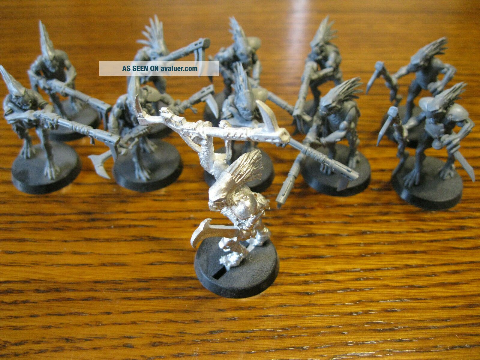 Tan Kroot Tau Kroot Carnivore Squad (10x) W/ Kroot Shaper (1x) (Assembled ...
