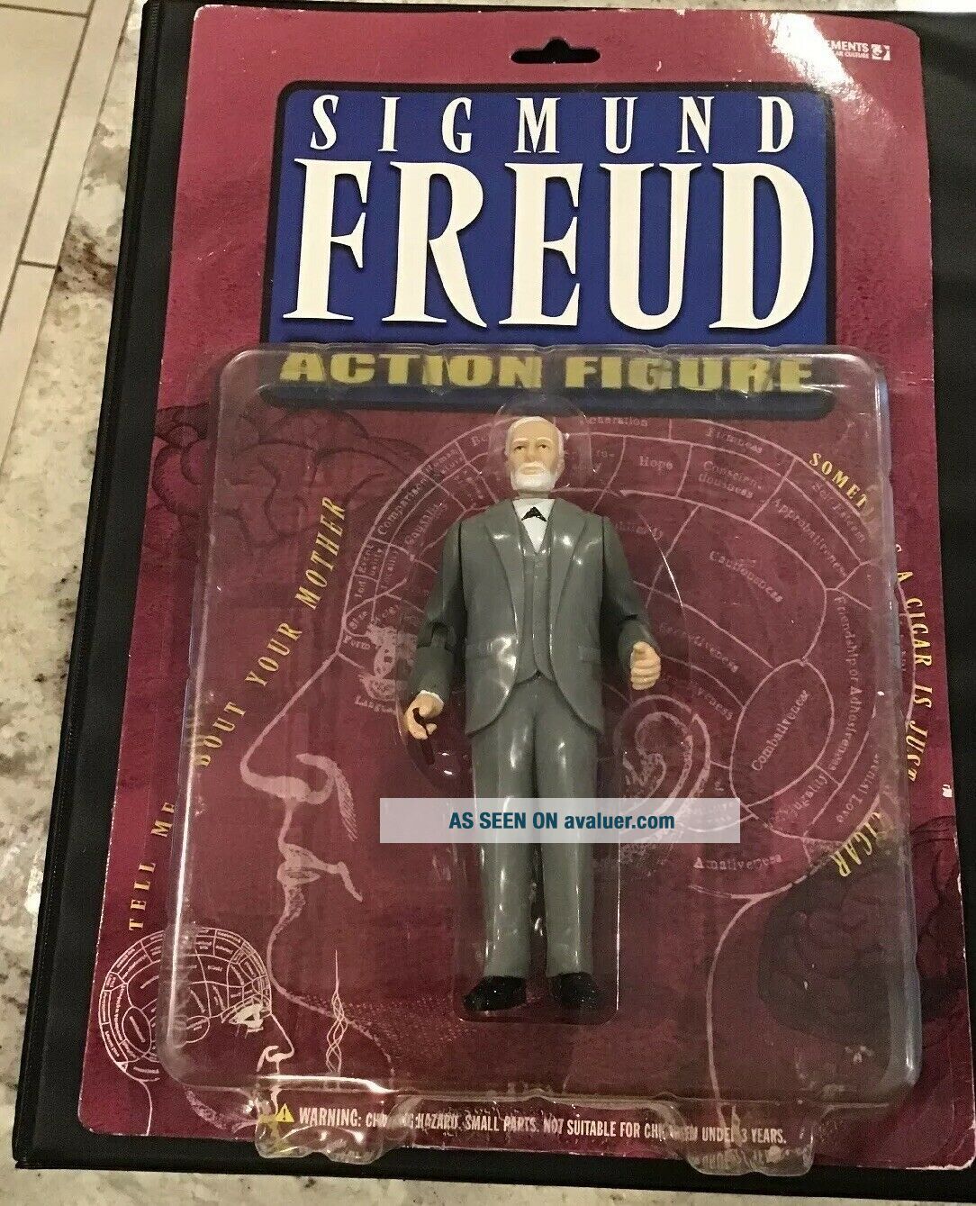 Sigmund Freud Action Figure By Accoutrements 2002 Package | #9458283