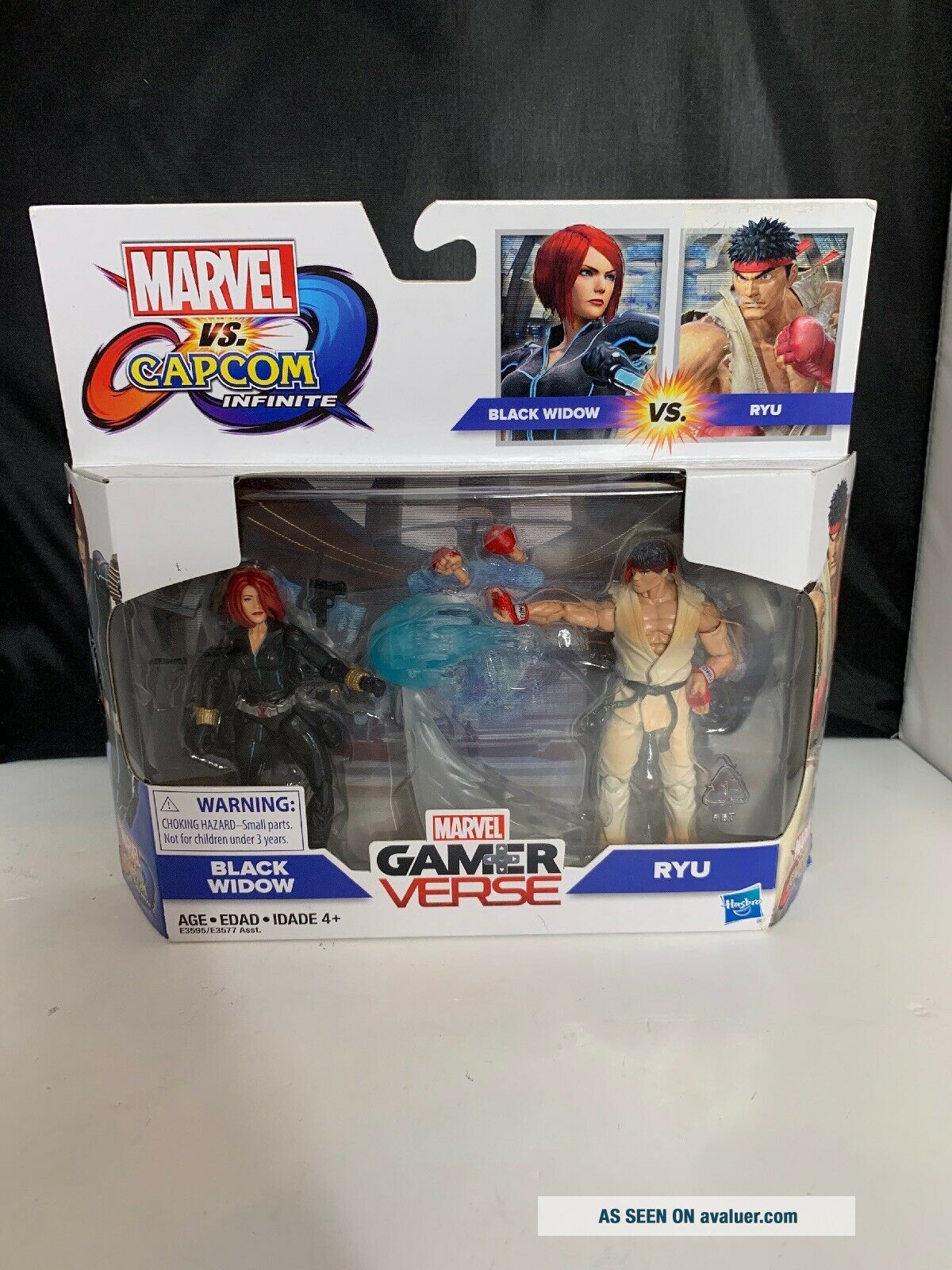 Marvel Vs Capcom Infinite Gamerverse Ryu And Black Widow 2 Pack Gamer ...