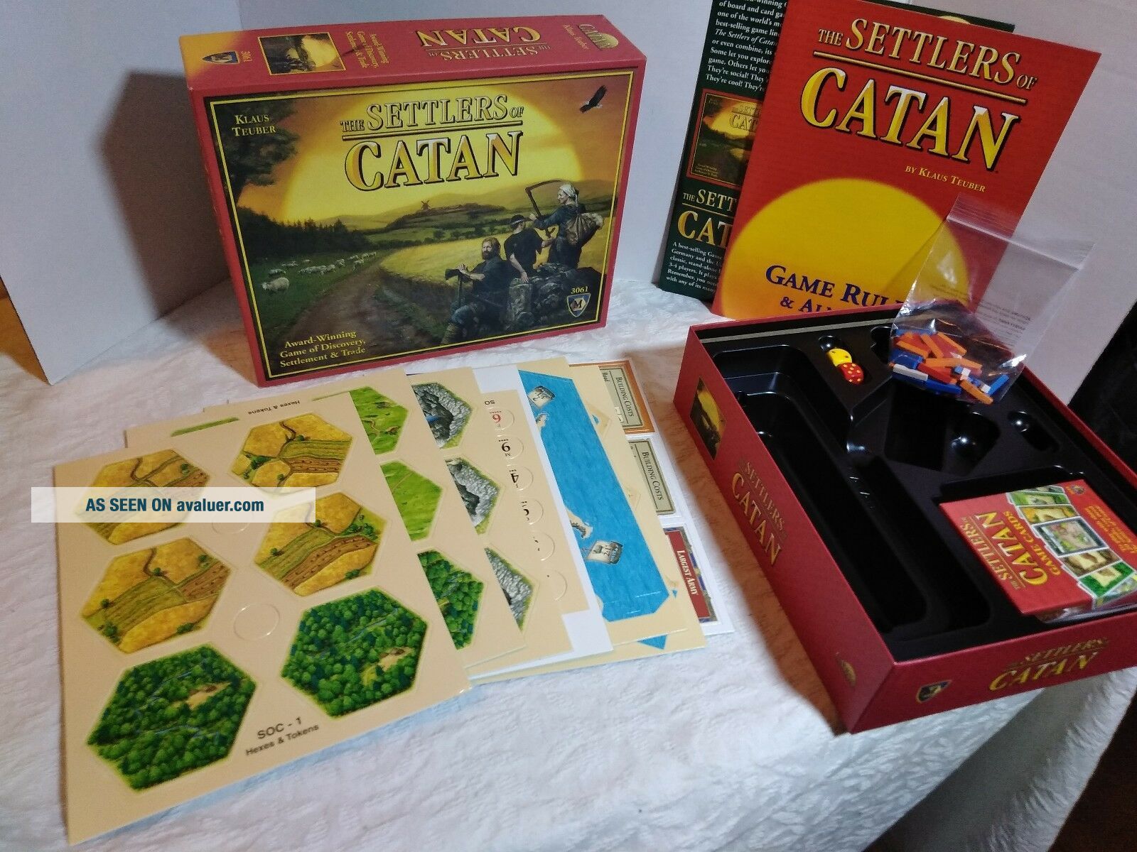 The Settlers Of Catan 3061 Board Game Mayfair Games 4th