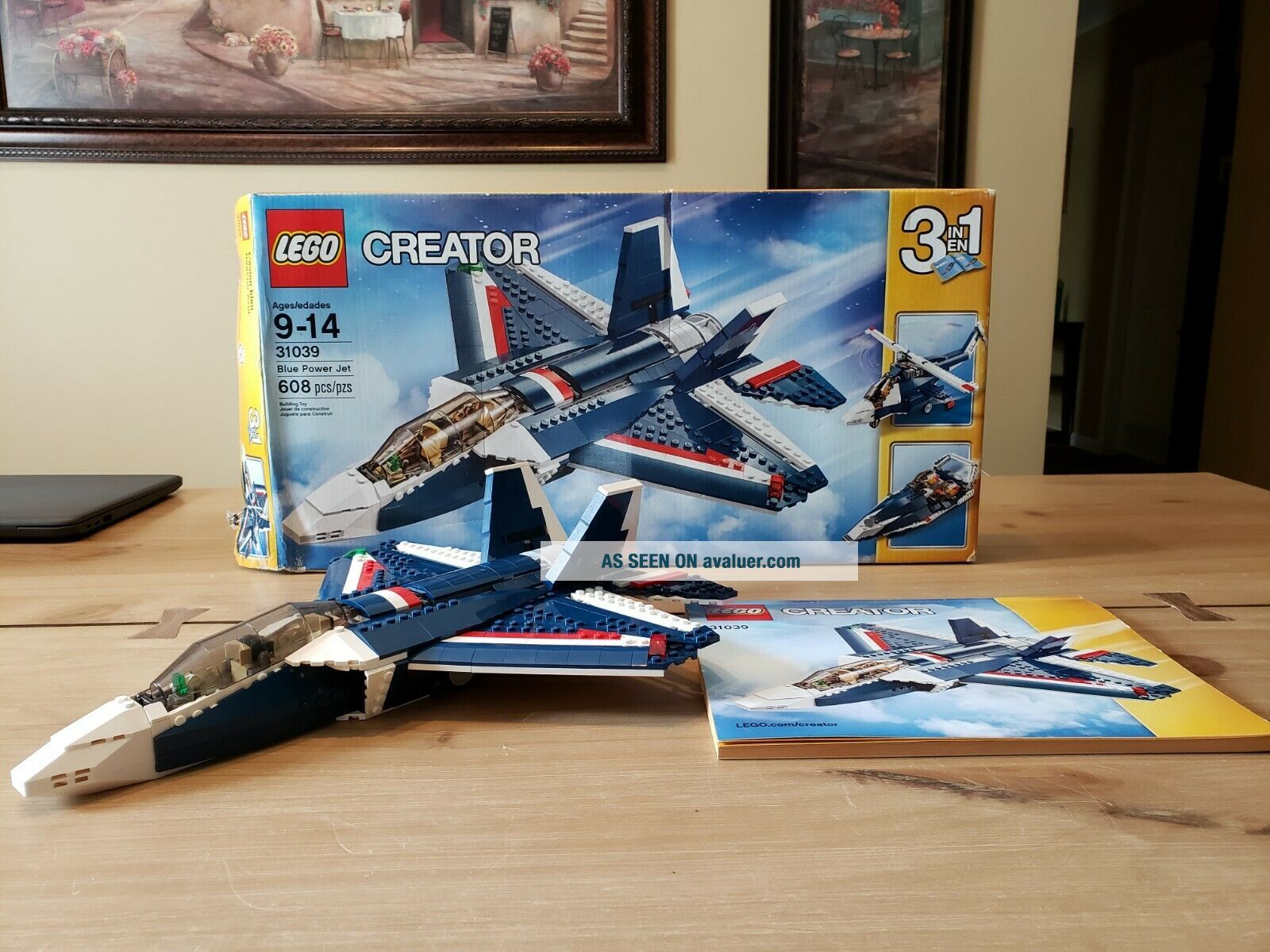 Lego Creator 31039 Blue Power Jet 3 - In - 1 Helicopter, Speed Boat ...
