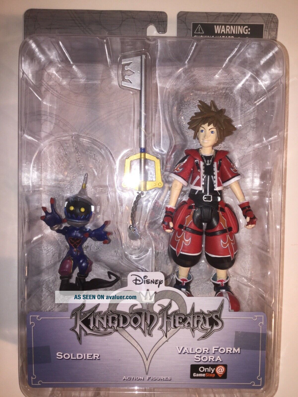 Kingdom Hearts II Red Valor Sora With Keyblade & Heartless Soldier ...