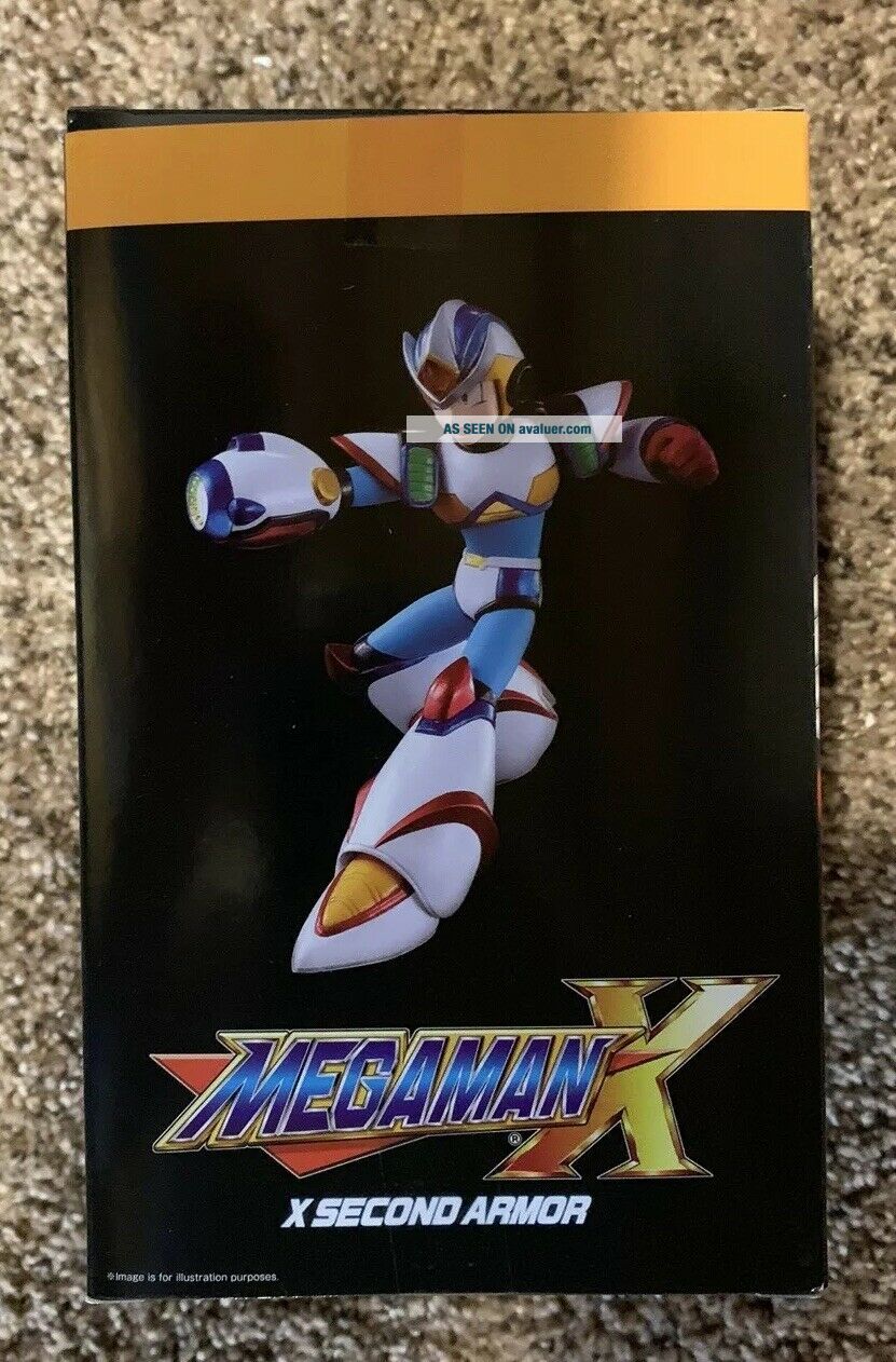 MEGAMAN X SECOND ARMOR CAPCOM STATUE ROCKMAN W/BOX RARE | #9628535
