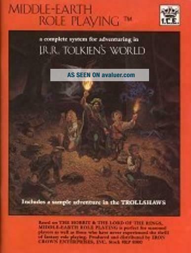 ICE MERP 1st Ed Middle - Earth Role Playing Rulebook (1st Edition, 1st ...