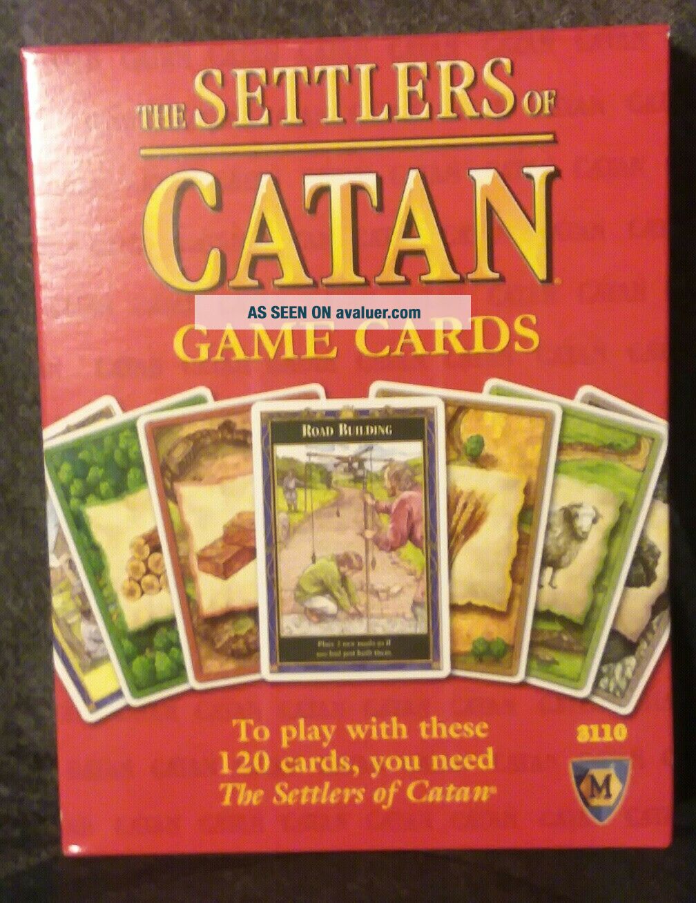 Settlers Of Catan Replacement 120 Game Cards 4th Edition (for