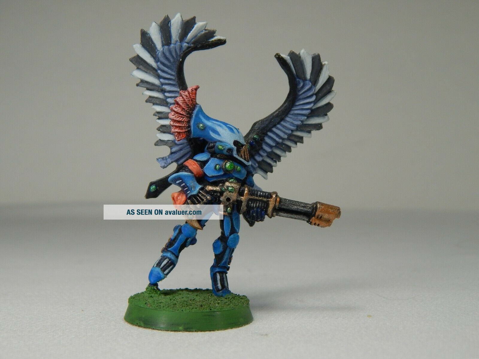 Vintage Warhammer 40K Eldar Swooping Hawks Exarch Metal Miniature Pro ...