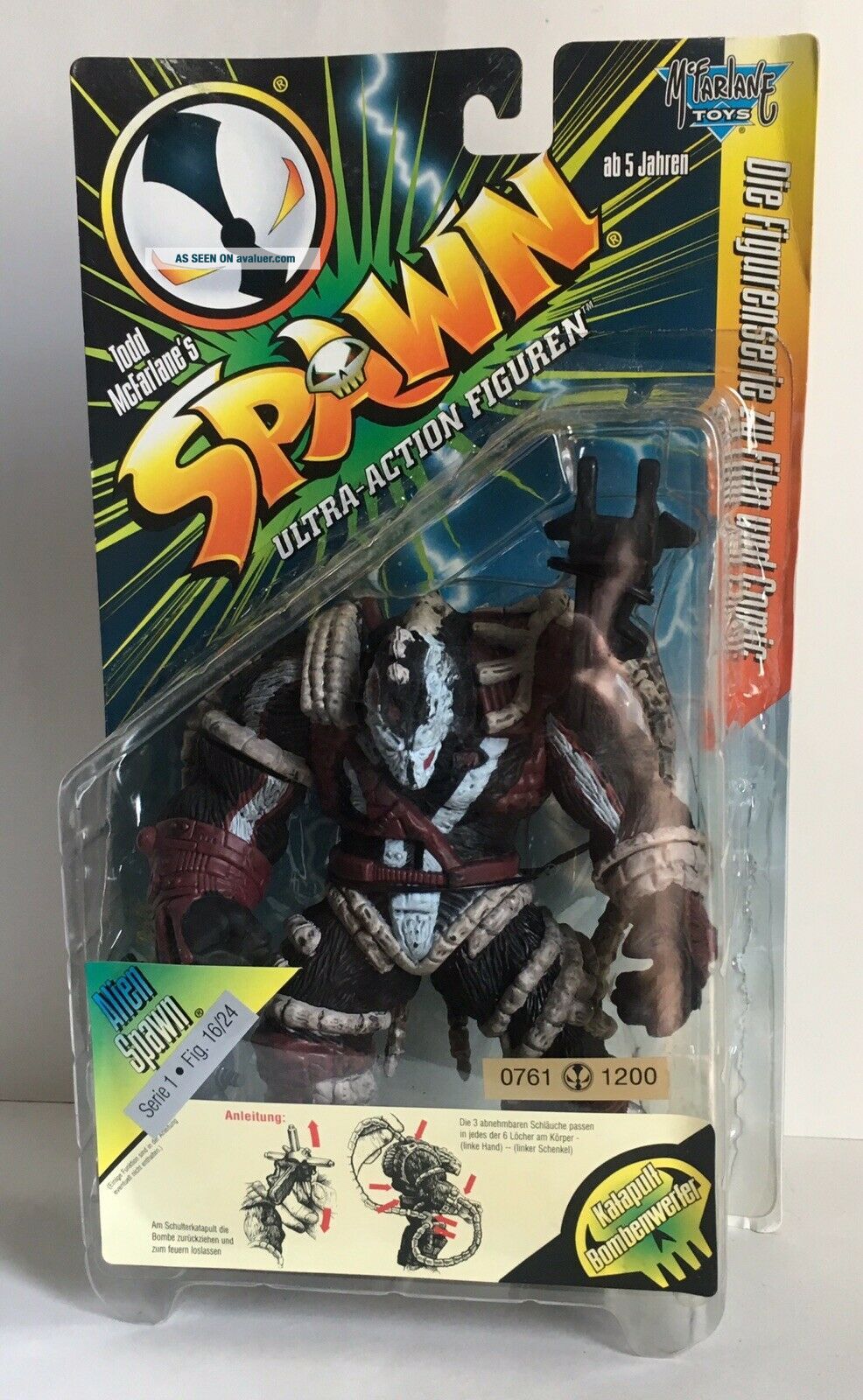 McFarlane Series 6 Limited Edition Numbered German Variant Alien Spawn ...