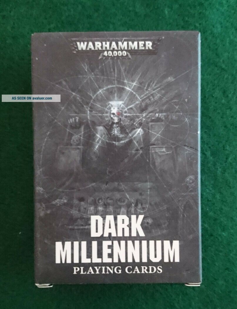 Playing Card Package Net Warhammer 40k Dark Millennium Playing Cards Near Unplayed | #9769299