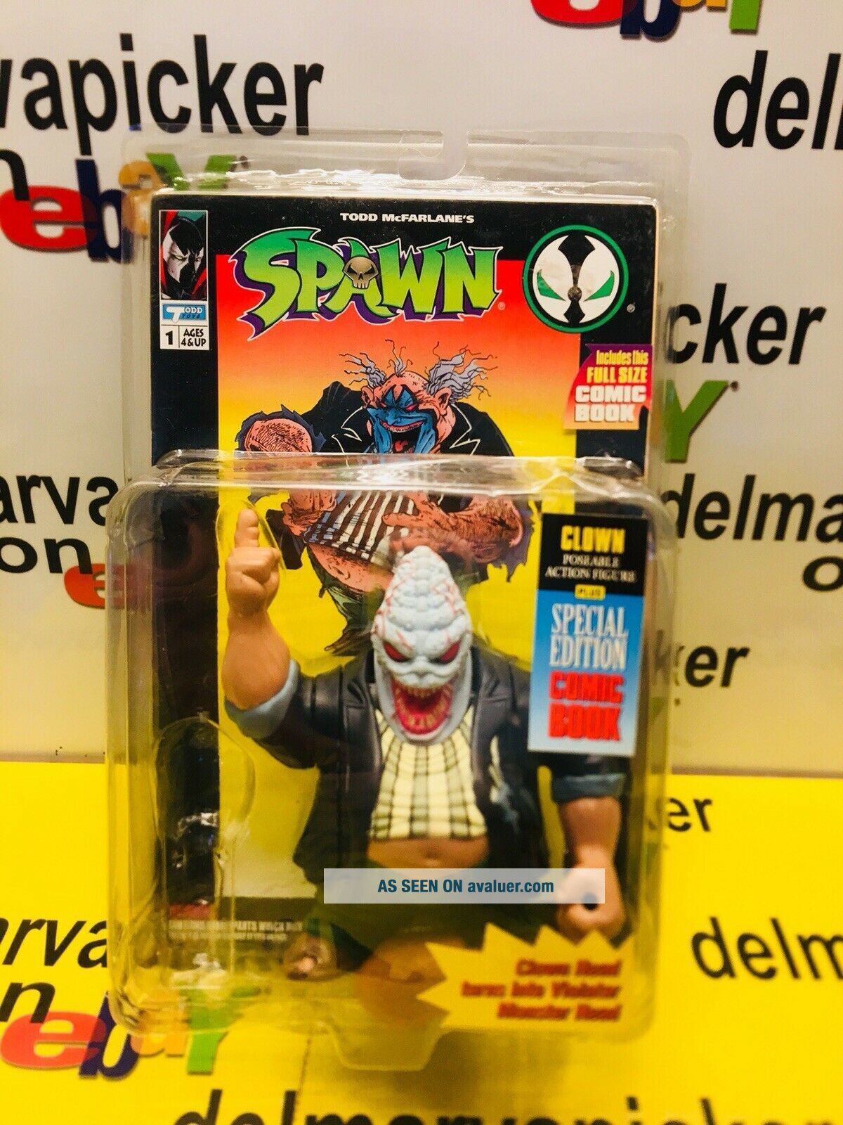 Todd McFarlane Toys Spawn Series 1 Clown 1994 Action Figure | #9808796