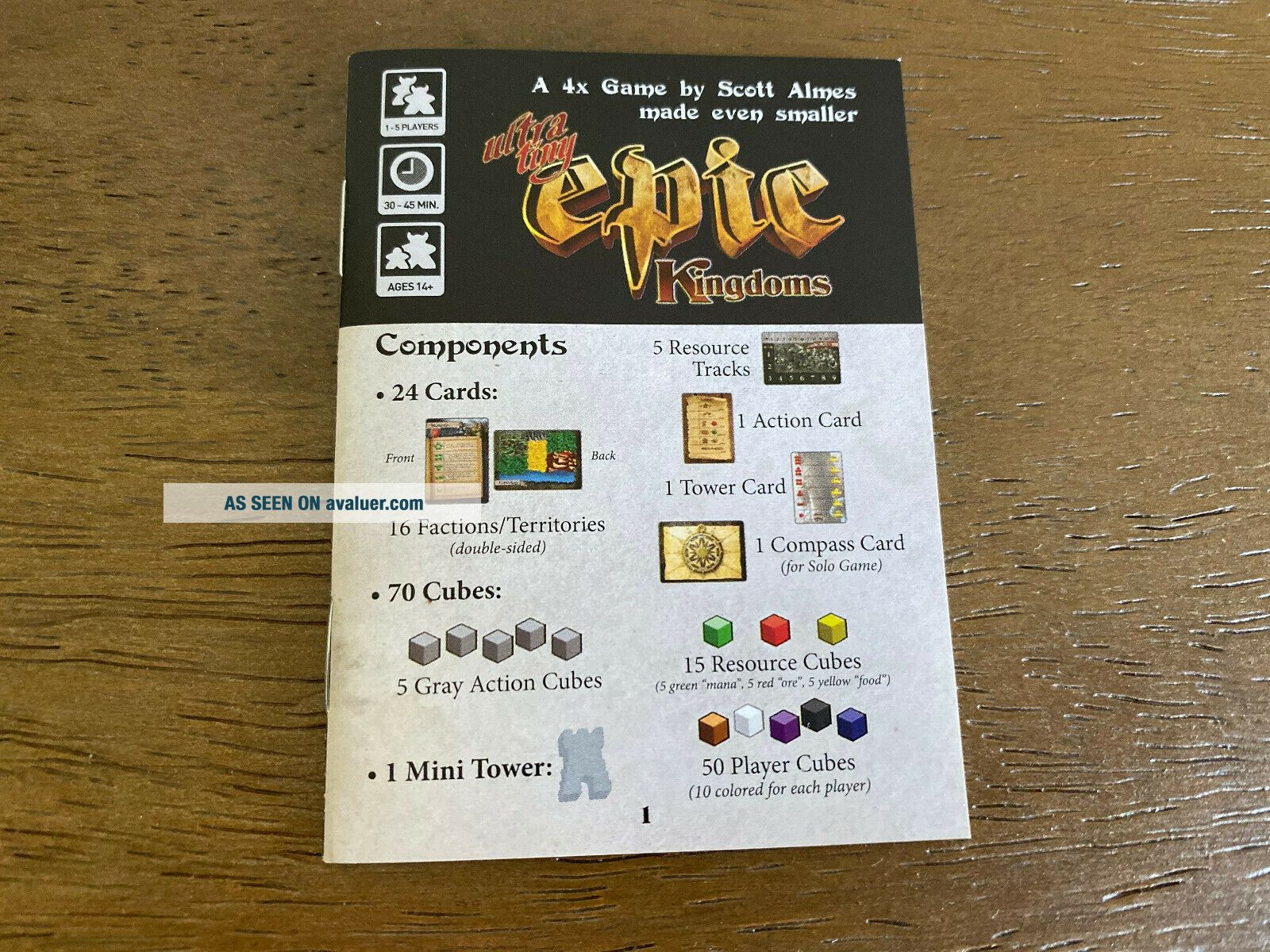 Ultra Tiny Epic Kingdoms - Opened But Contents Still Wrapped | #9825893