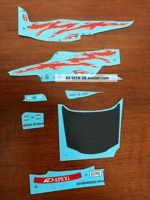 1/25 Scale Revell AMT Monogram Fast And The Furious Eclipse Waterslide ...