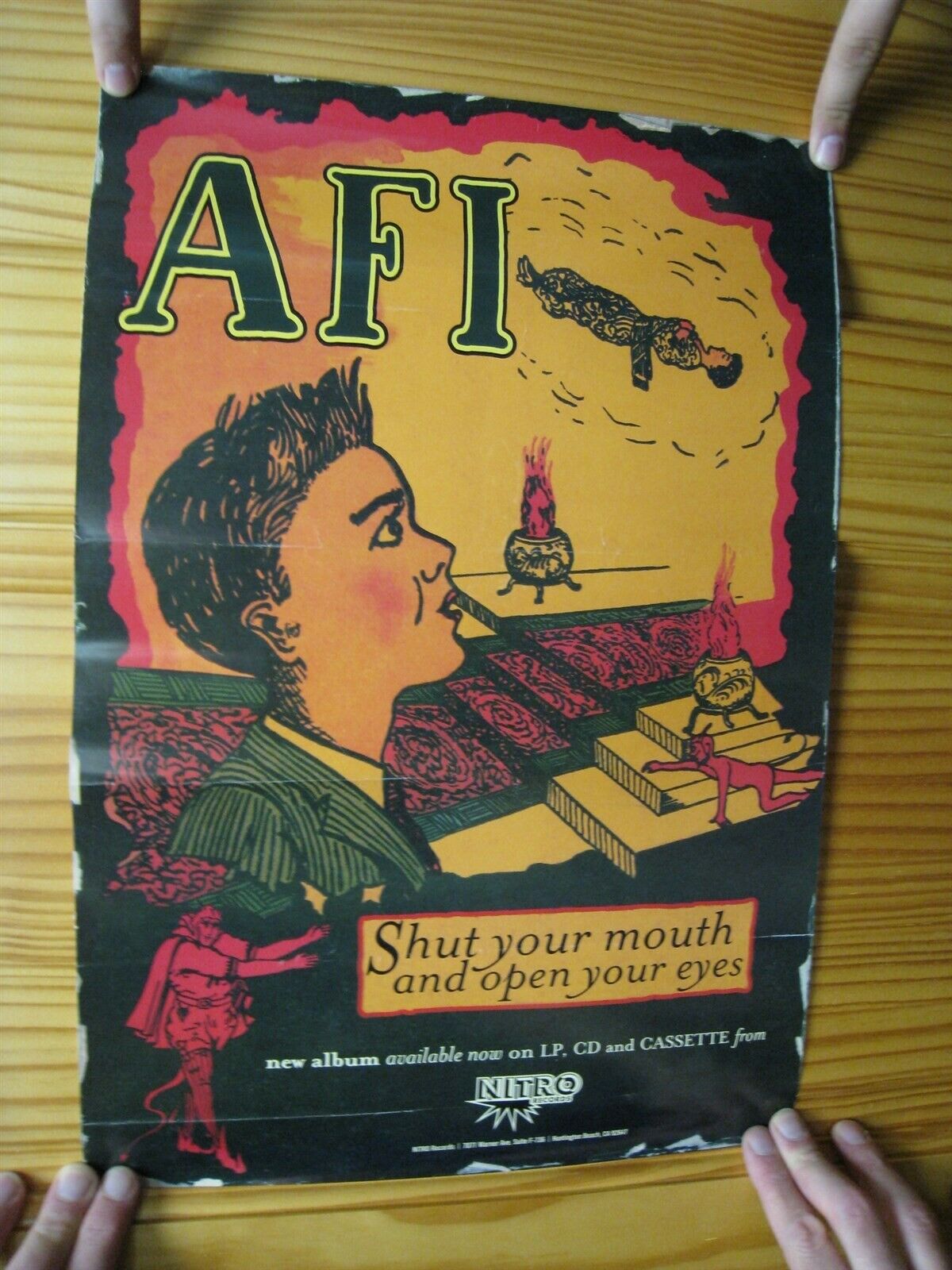 AFI Poster A Fire Inside Shut Your Mouth And Open Your Eyes | #23347775